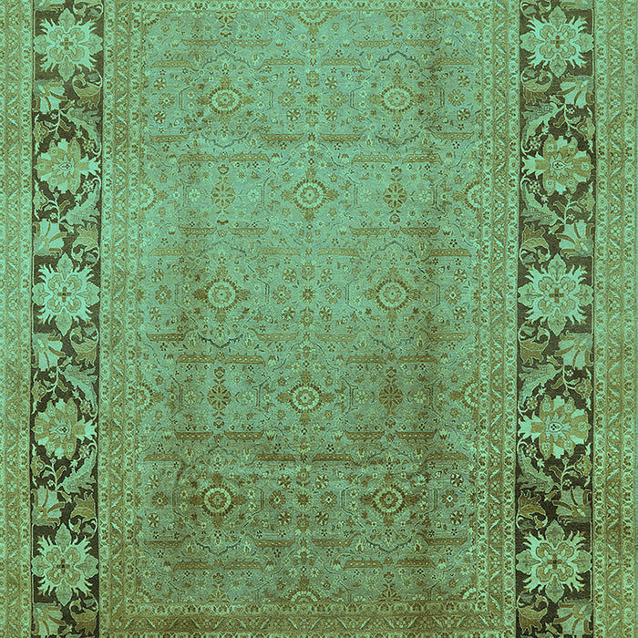 Oriental Turquoise Industrial Rug, urb3072turq