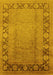 Oriental Yellow Industrial Rug, urb3072yw