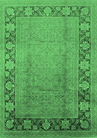 Oriental Emerald Green Industrial Rug, urb3072emgrn