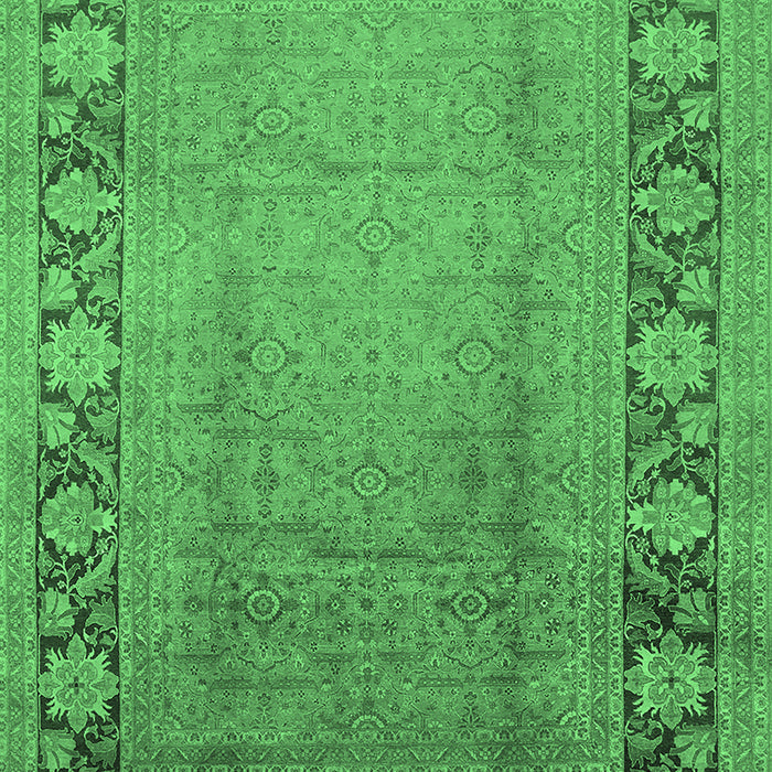 Oriental Emerald Green Industrial Rug, urb3072emgrn