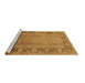 Sideview of Machine Washable Oriental Brown Industrial Rug, wshurb3072brn