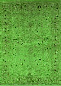 Oriental Green Industrial Rug, urb3073grn