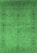 Oriental Emerald Green Industrial Rug, urb3073emgrn