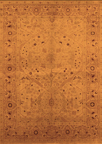 Oriental Orange Industrial Rug, urb3073org