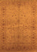 Oriental Orange Industrial Rug, urb3073org