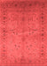 Oriental Red Industrial Area Rugs