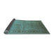 Sideview of Oriental Light Blue Industrial Rug, urb3073lblu