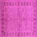 Square Oriental Pink Industrial Rug, urb3074pnk