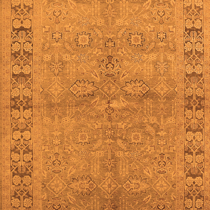 Machine Washable Oriental Orange Industrial Area Rugs, wshurb3074org