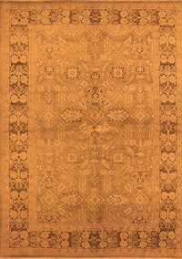 Oriental Orange Industrial Rug, urb3074org