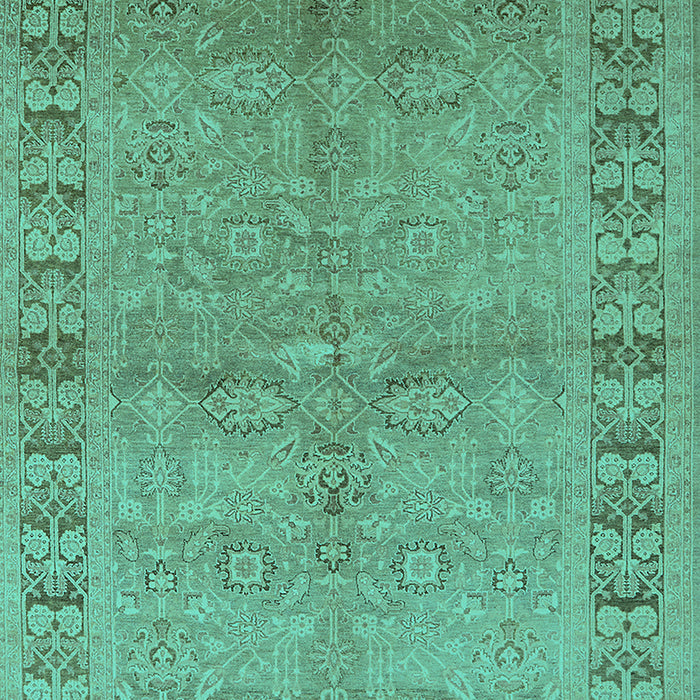 Oriental Turquoise Industrial Rug, urb3074turq