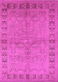 Oriental Pink Industrial Rug, urb3074pnk