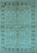 Oriental Light Blue Industrial Rug, urb3074lblu