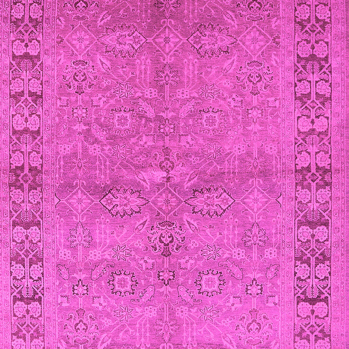 Machine Washable Oriental Pink Industrial Rug, wshurb3074pnk