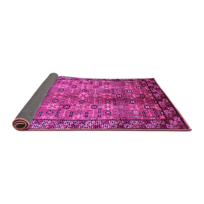 Sideview of Oriental Pink Industrial Rug, urb3075pnk