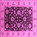 Square Oriental Pink Industrial Rug, urb3076pnk