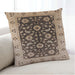 Lifestyle Image of Mid-Century Modern Urban Square Sangria Brown Throw Pillow, 18 inch by 18 inch, pwurb3076