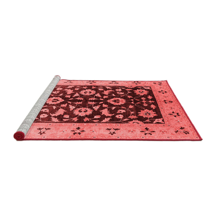 Industrial Red Washable Rugs