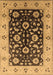 Oriental Brown Industrial Rug, urb3076brn