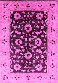 Oriental Pink Industrial Rug, urb3076pnk