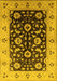 Oriental Yellow Industrial Rug, urb3076yw