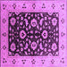 Square Oriental Purple Industrial Rug, urb3076pur