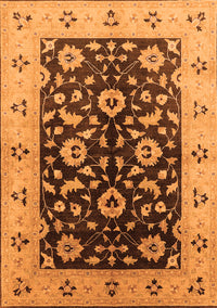 Oriental Orange Industrial Rug, urb3076org