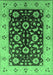 Oriental Emerald Green Industrial Rug, urb3076emgrn