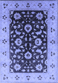 Oriental Blue Industrial Rug, urb3076blu