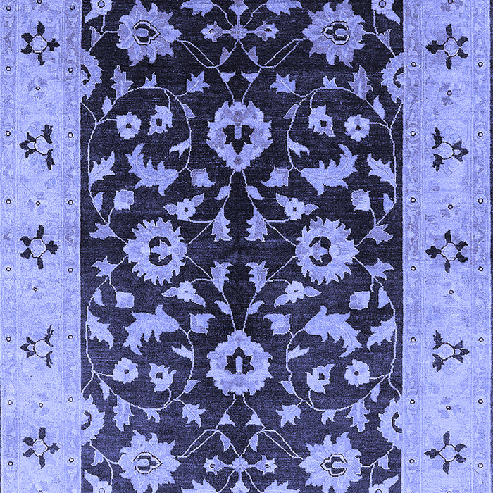 Oriental Blue Industrial Rug, urb3076blu