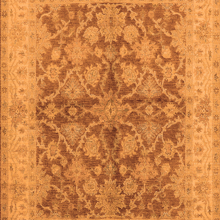 Oriental Orange Industrial Rug, urb3077org
