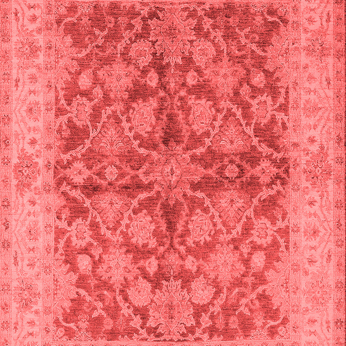 Machine Washable Oriental Red Industrial Rug, wshurb3077red