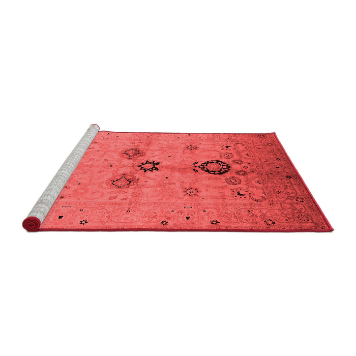 Industrial Red Washable Rugs