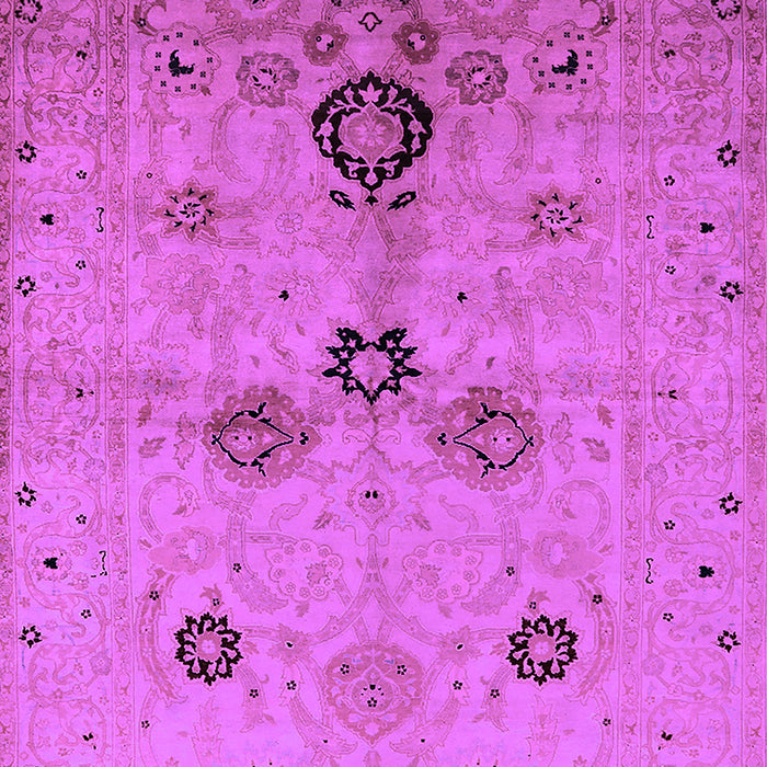 Machine Washable Oriental Purple Industrial Area Rugs, wshurb3078pur