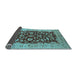 Sideview of Oriental Light Blue Industrial Rug, urb3079lblu