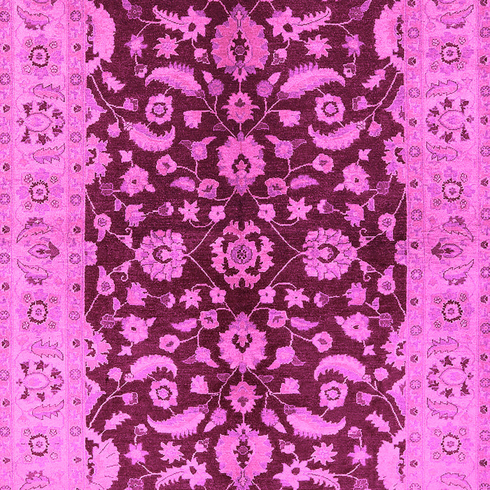 Machine Washable Oriental Pink Industrial Rug, wshurb3079pnk