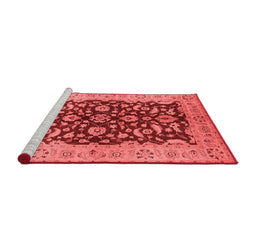 Industrial Red Washable Rugs