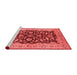 Industrial Red Washable Rugs