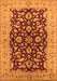 Machine Washable Oriental Orange Industrial Area Rugs, wshurb3079org