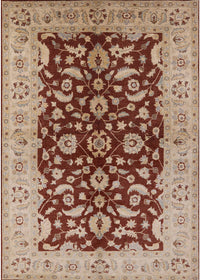 Machine Washable Industrial Modern Brown Red Rug, wshurb3079