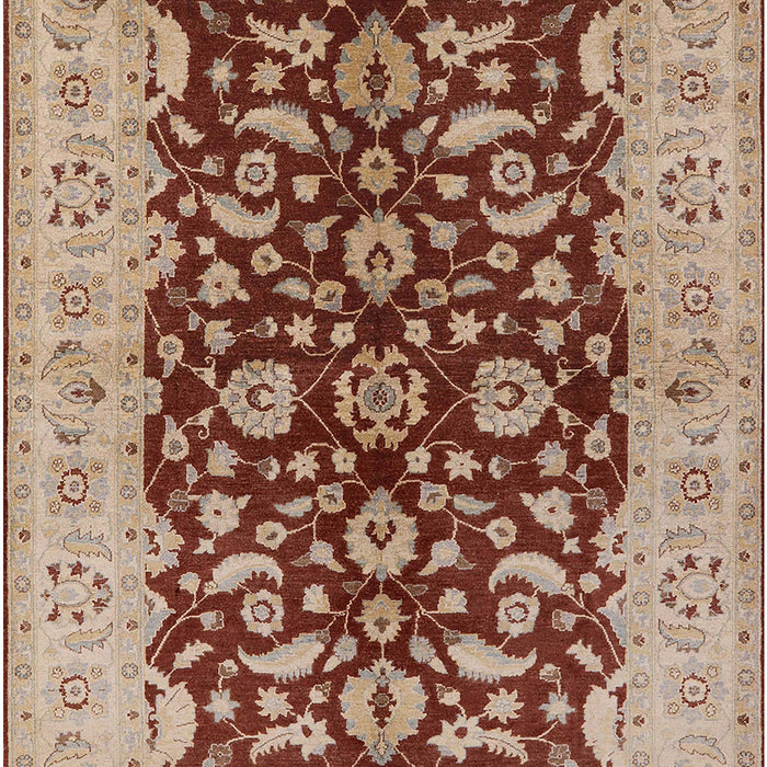 Machine Washable Industrial Modern Brown Red Rug, wshurb3079