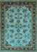 Oriental Light Blue Industrial Rug, urb3080lblu