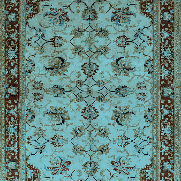 Oriental Light Blue Industrial Rug, urb3080lblu