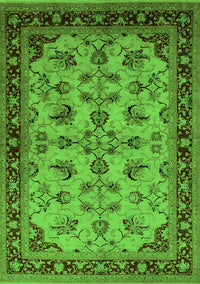 Oriental Green Industrial Rug, urb3080grn