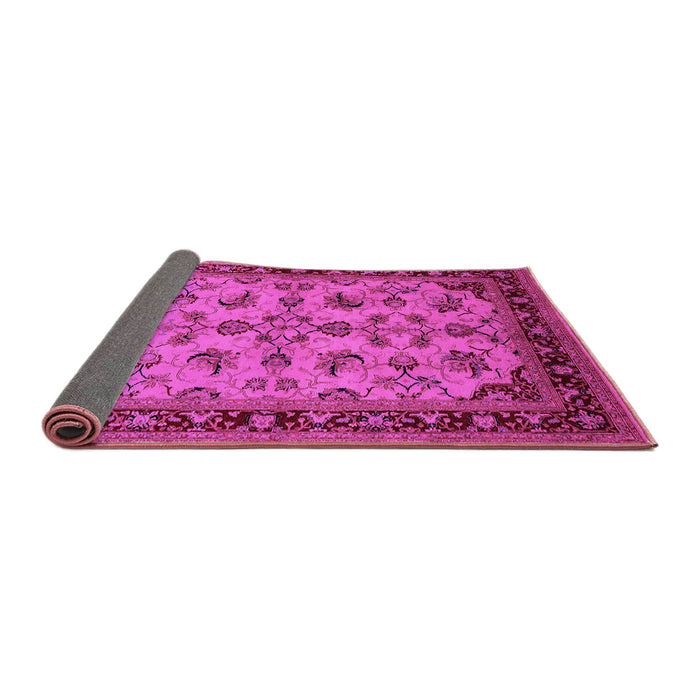Sideview of Oriental Pink Industrial Rug, urb3080pnk
