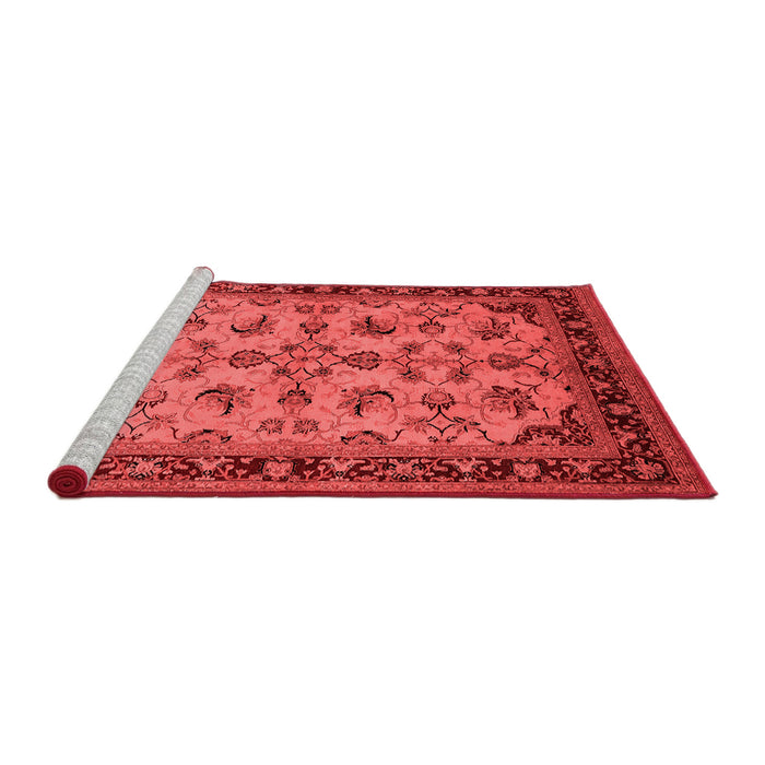Industrial Red Washable Rugs