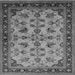 Square Oriental Gray Industrial Rug, urb3080gry