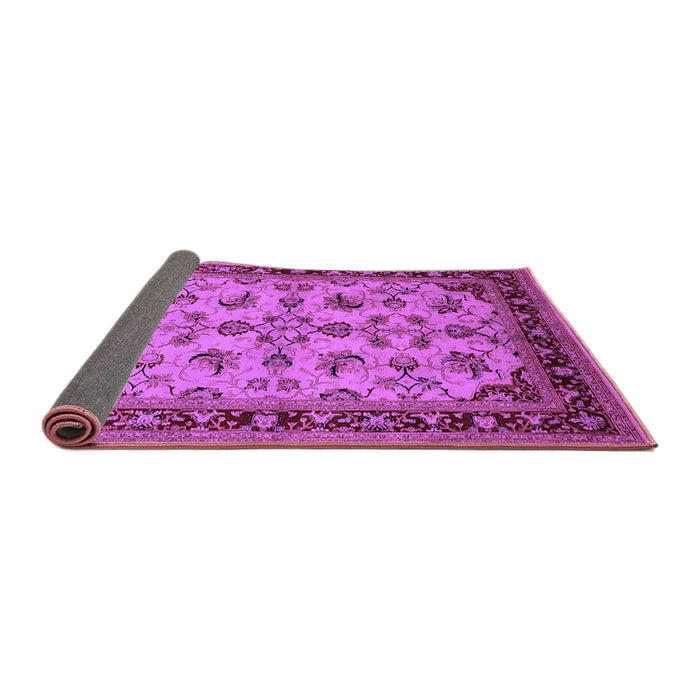 Sideview of Oriental Purple Industrial Rug, urb3080pur