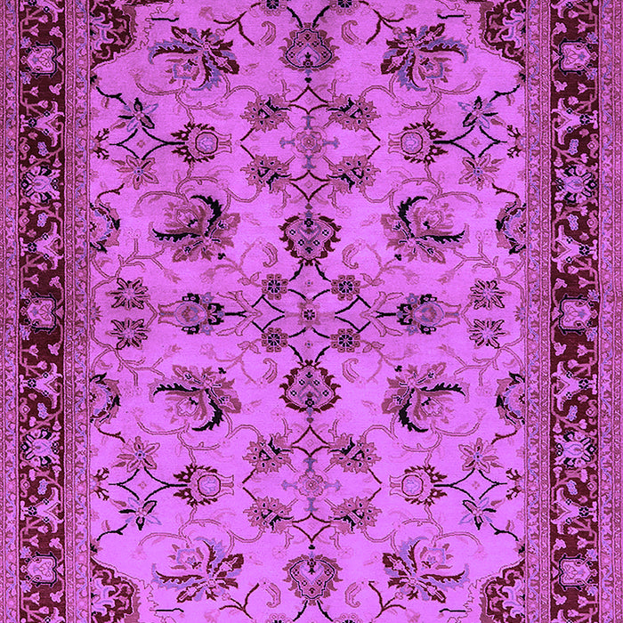 Machine Washable Oriental Purple Industrial Area Rugs, wshurb3080pur