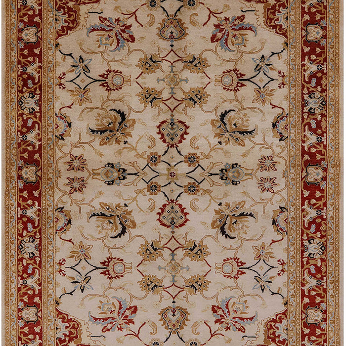 Mid-Century Modern Mahogany Brown Oriental Rug, urb3080